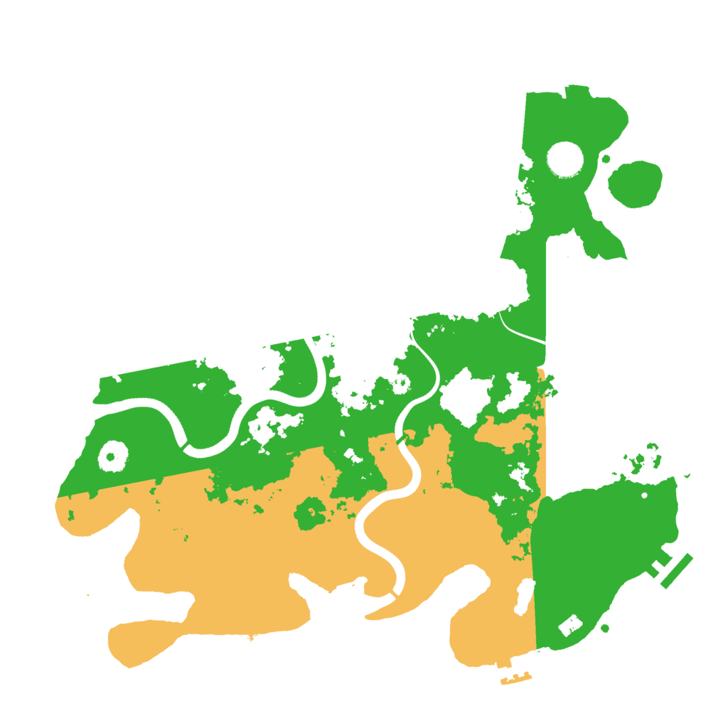 Biome Rust Map: Procedural Map, Size: 3550, Seed: 513087