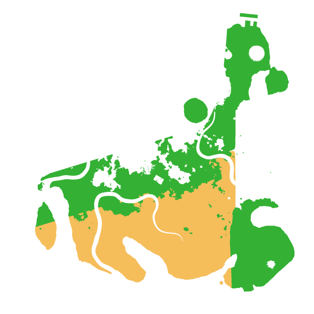 Biome Rust Map: Procedural Map, Size: 3550, Seed: 975522