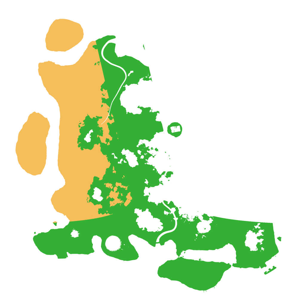 Biome Rust Map: Procedural Map, Size: 3500, Seed: 9123183