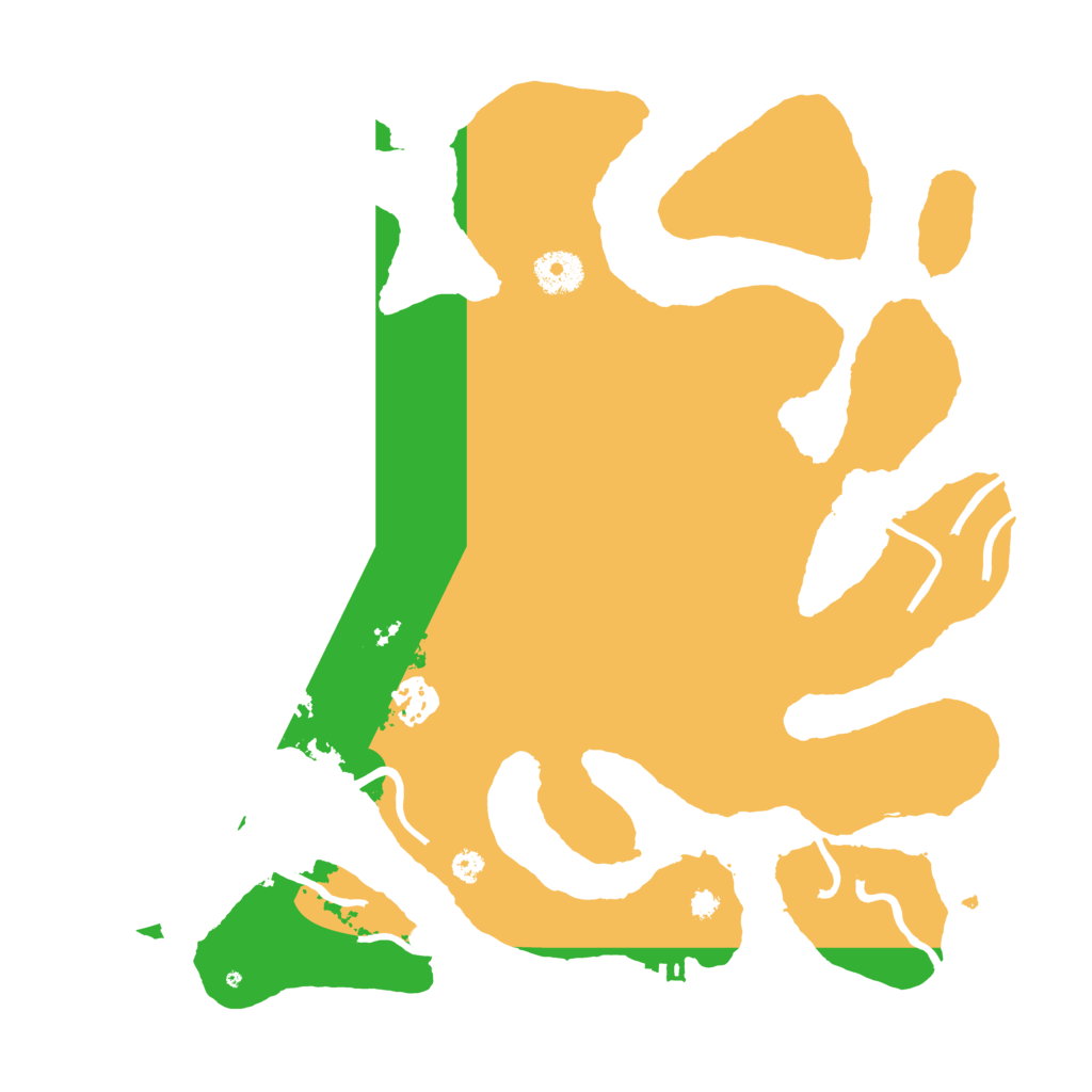 Biome Rust Map: Procedural Map, Size: 3550, Seed: 809085