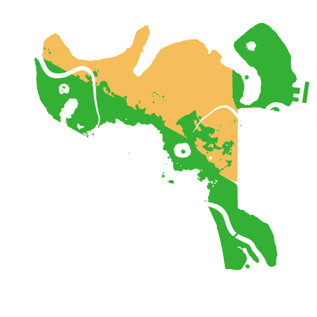 Biome Rust Map: Procedural Map, Size: 3000, Seed: 118485593