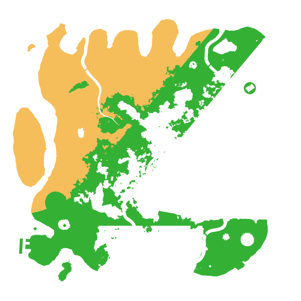 Biome Rust Map: Procedural Map, Size: 4000, Seed: 302308