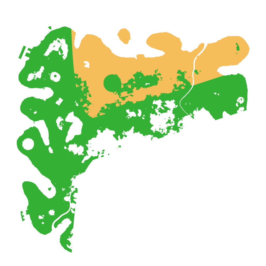 Biome Rust Map: Procedural Map, Size: 4000, Seed: 18426