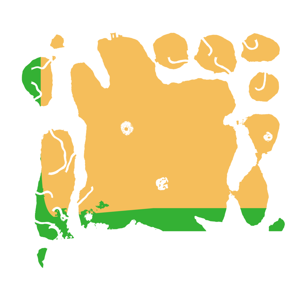 Biome Rust Map: Procedural Map, Size: 3550, Seed: 904854