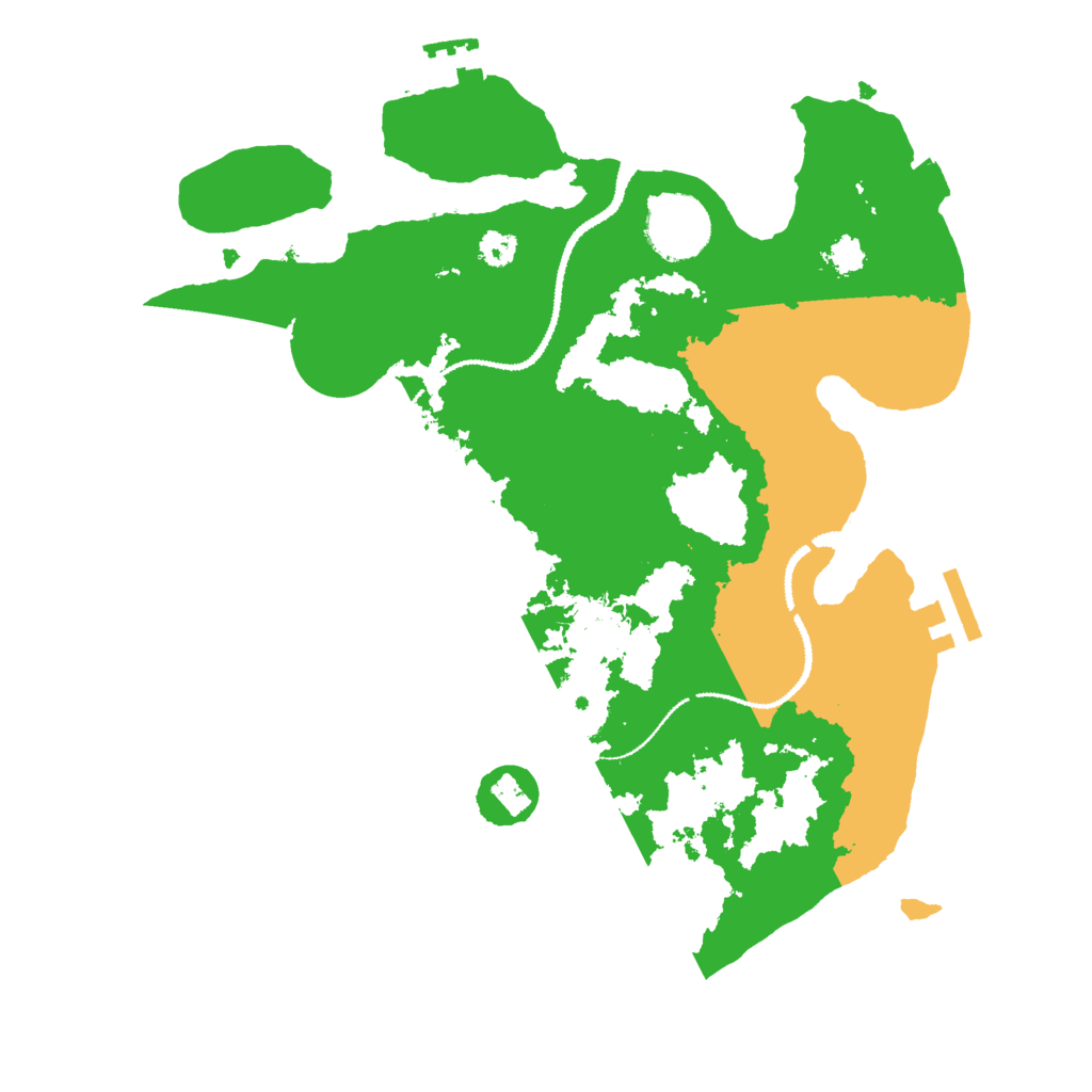 Biome Rust Map: Procedural Map, Size: 3000, Seed: 689315984