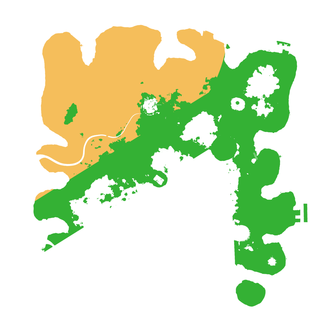 Biome Rust Map: Procedural Map, Size: 3500, Seed: 1906212770