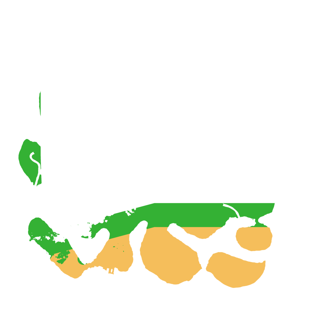 Biome Rust Map: Procedural Map, Size: 3550, Seed: 983025