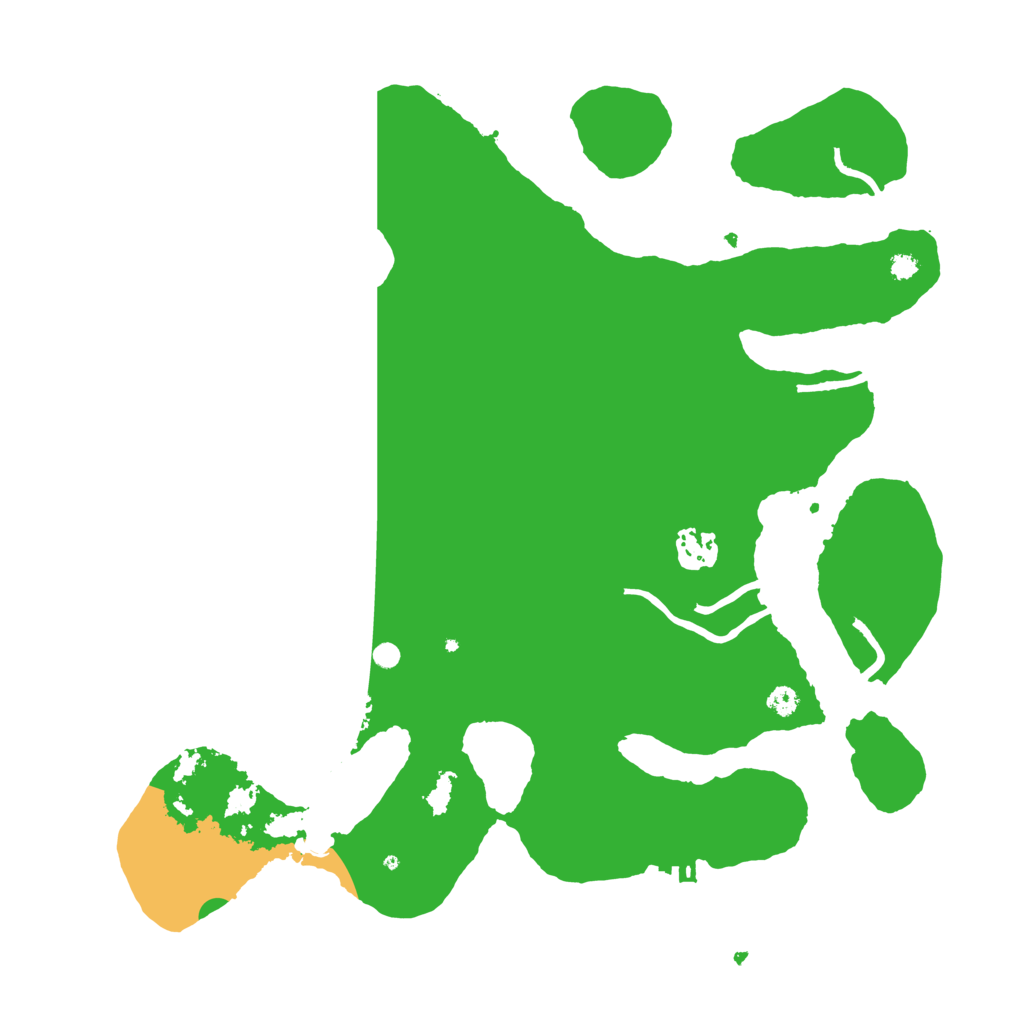 Biome Rust Map: Procedural Map, Size: 3550, Seed: 94497