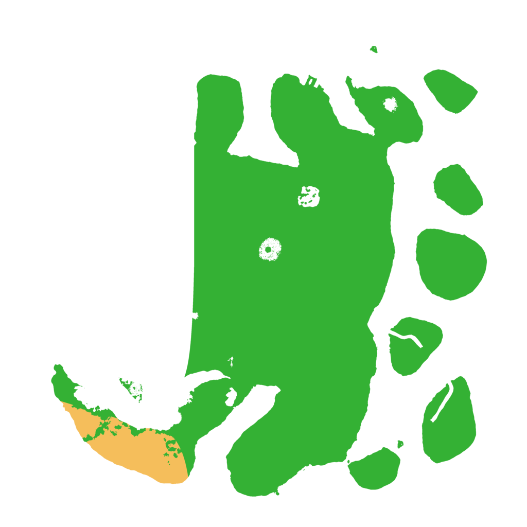 Biome Rust Map: Procedural Map, Size: 3550, Seed: 352980