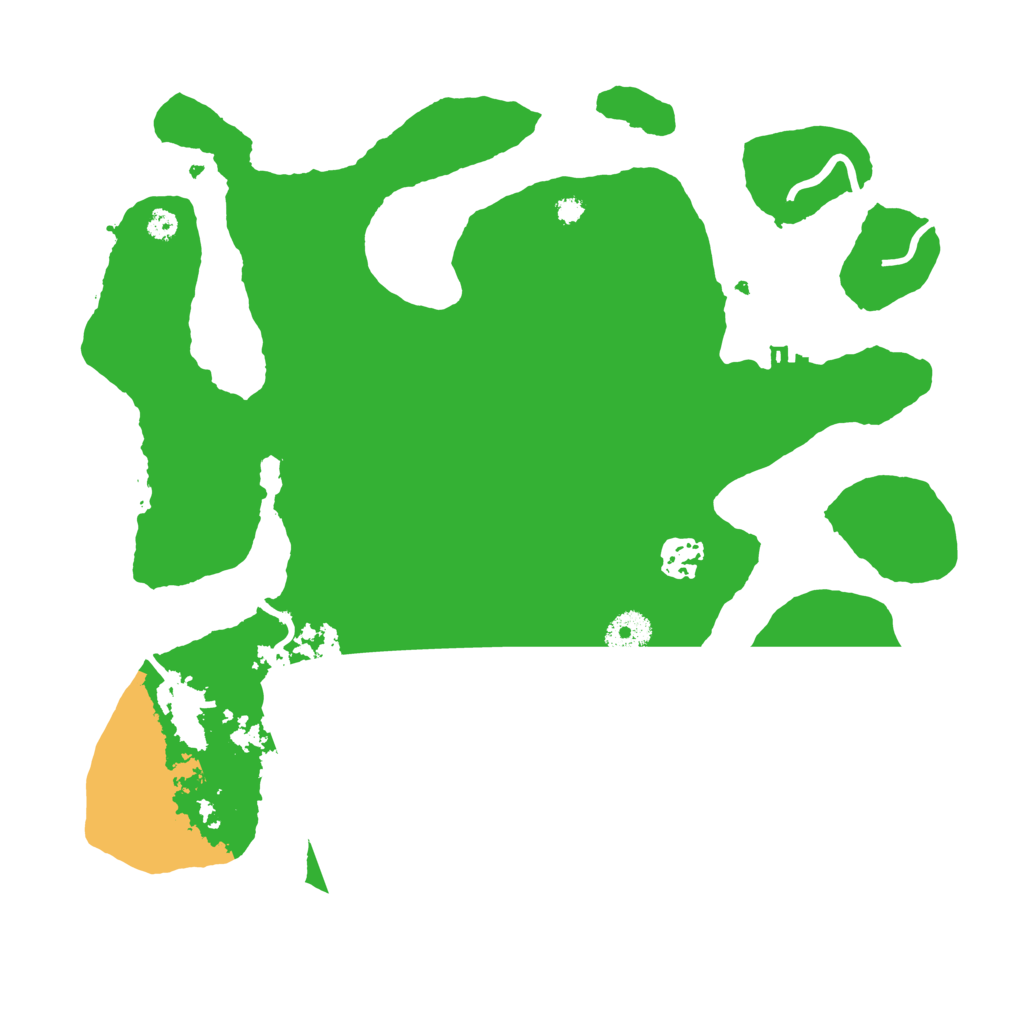 Biome Rust Map: Procedural Map, Size: 3500, Seed: 387525083