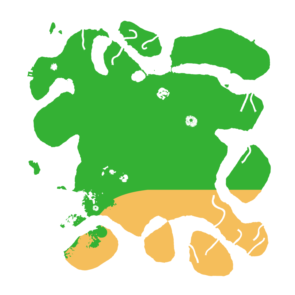 Biome Rust Map: Procedural Map, Size: 3800, Seed: 80351