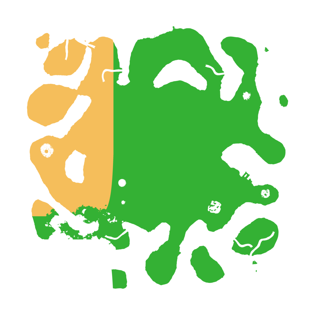 Biome Rust Map: Procedural Map, Size: 3550, Seed: 409407