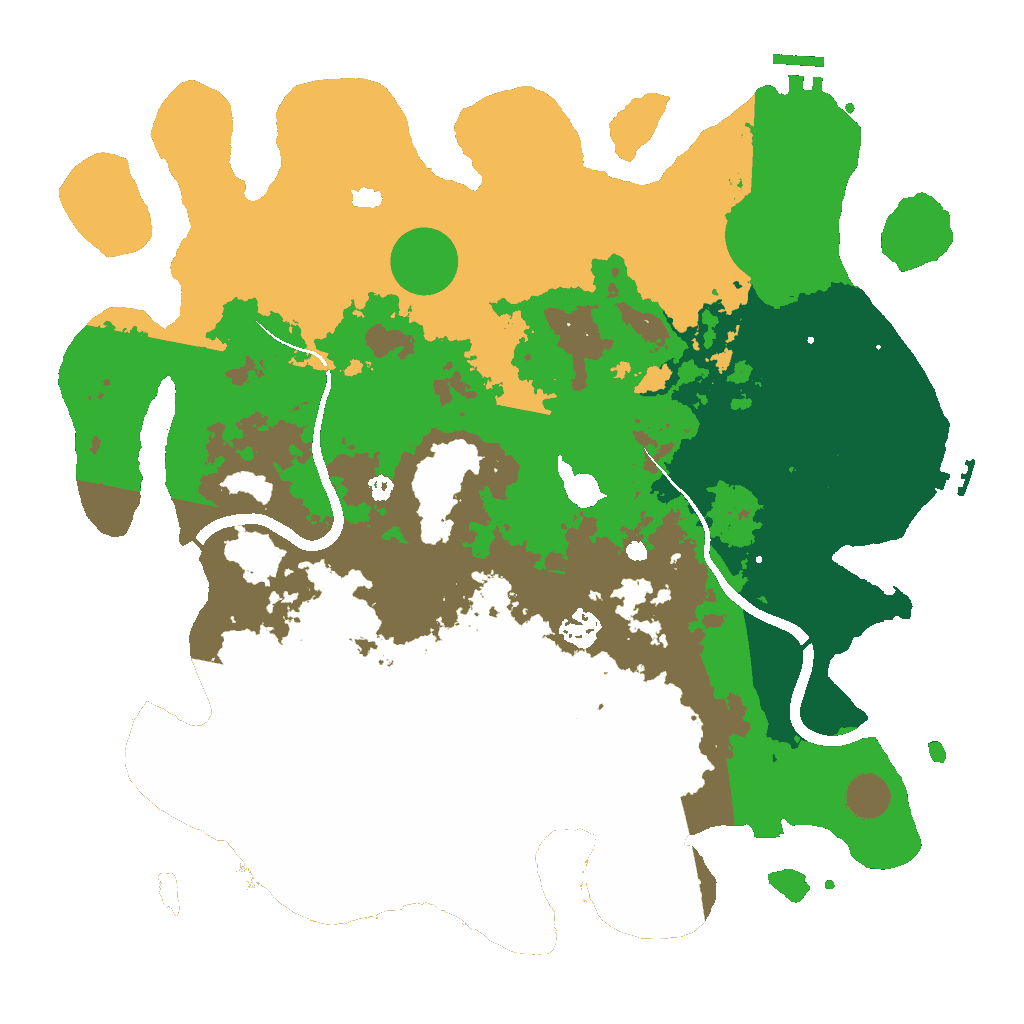Biome Rust Map: Procedural Map, Size: 4000, Seed: 6738