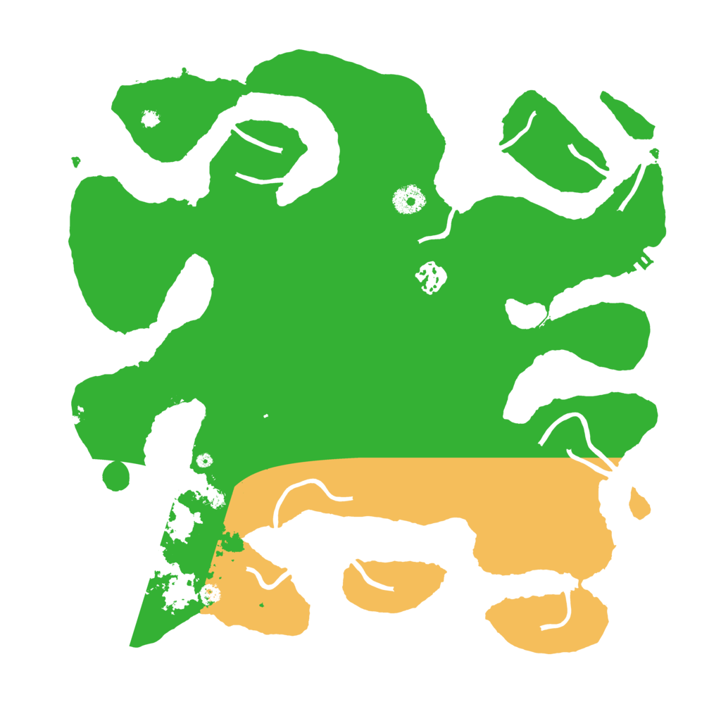 Biome Rust Map: Procedural Map, Size: 3550, Seed: 740009