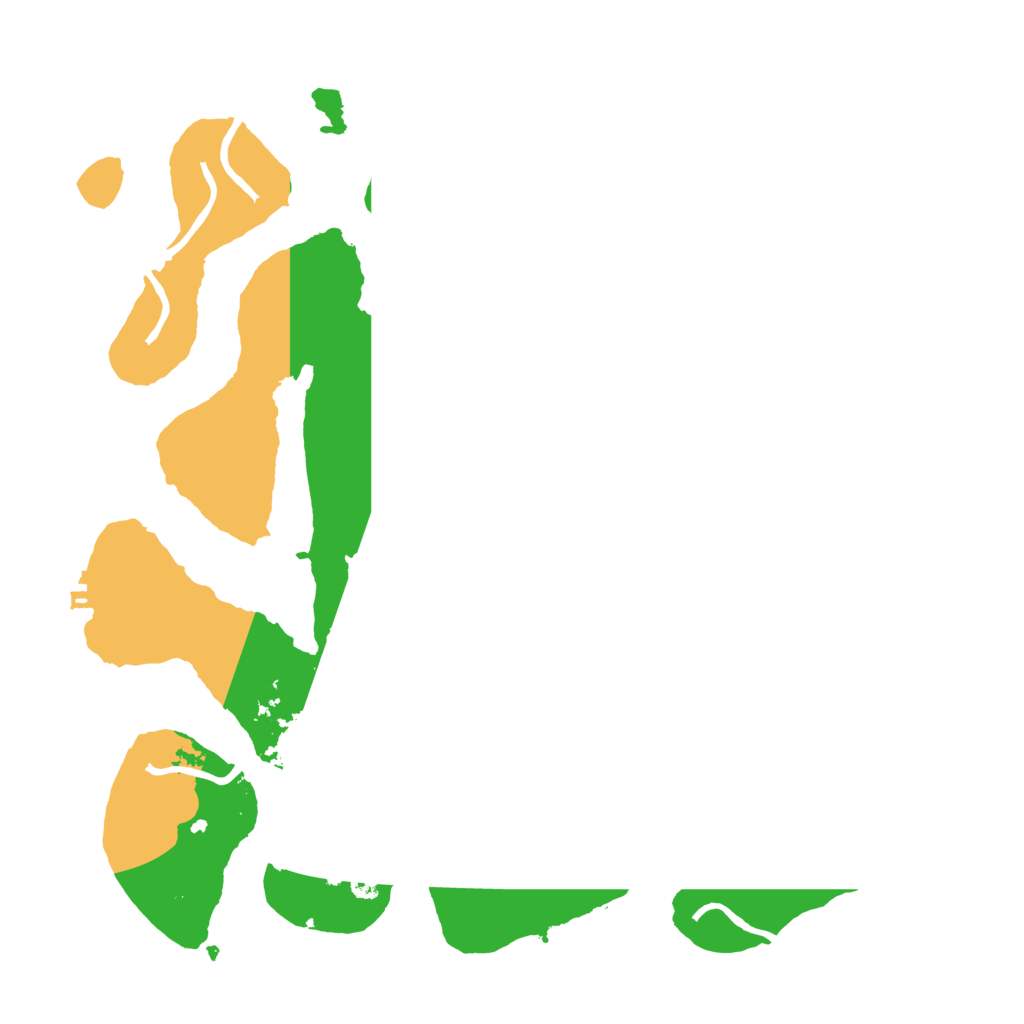 Biome Rust Map: Procedural Map, Size: 3550, Seed: 948483