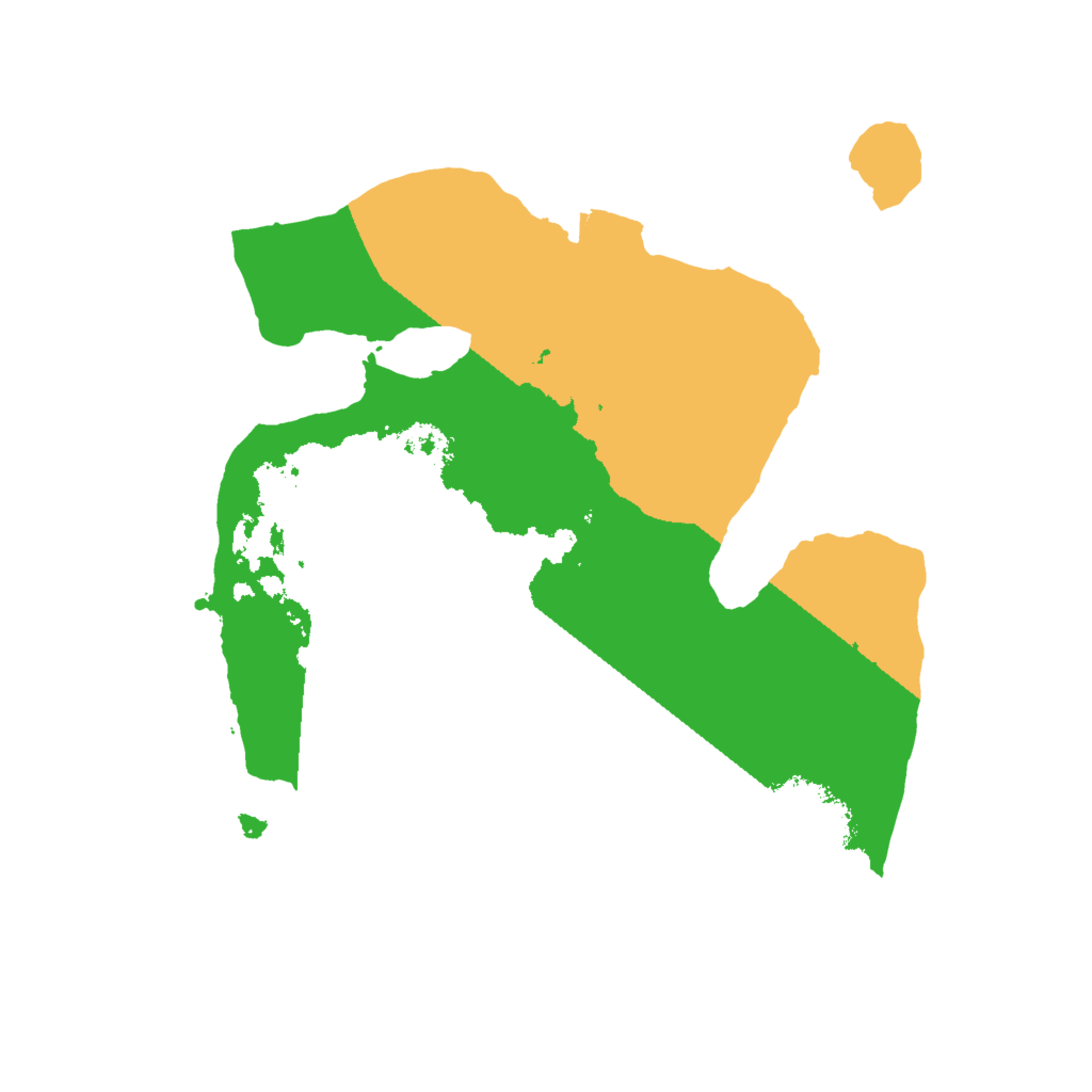 Biome Rust Map: Procedural Map, Size: 2000, Seed: 73