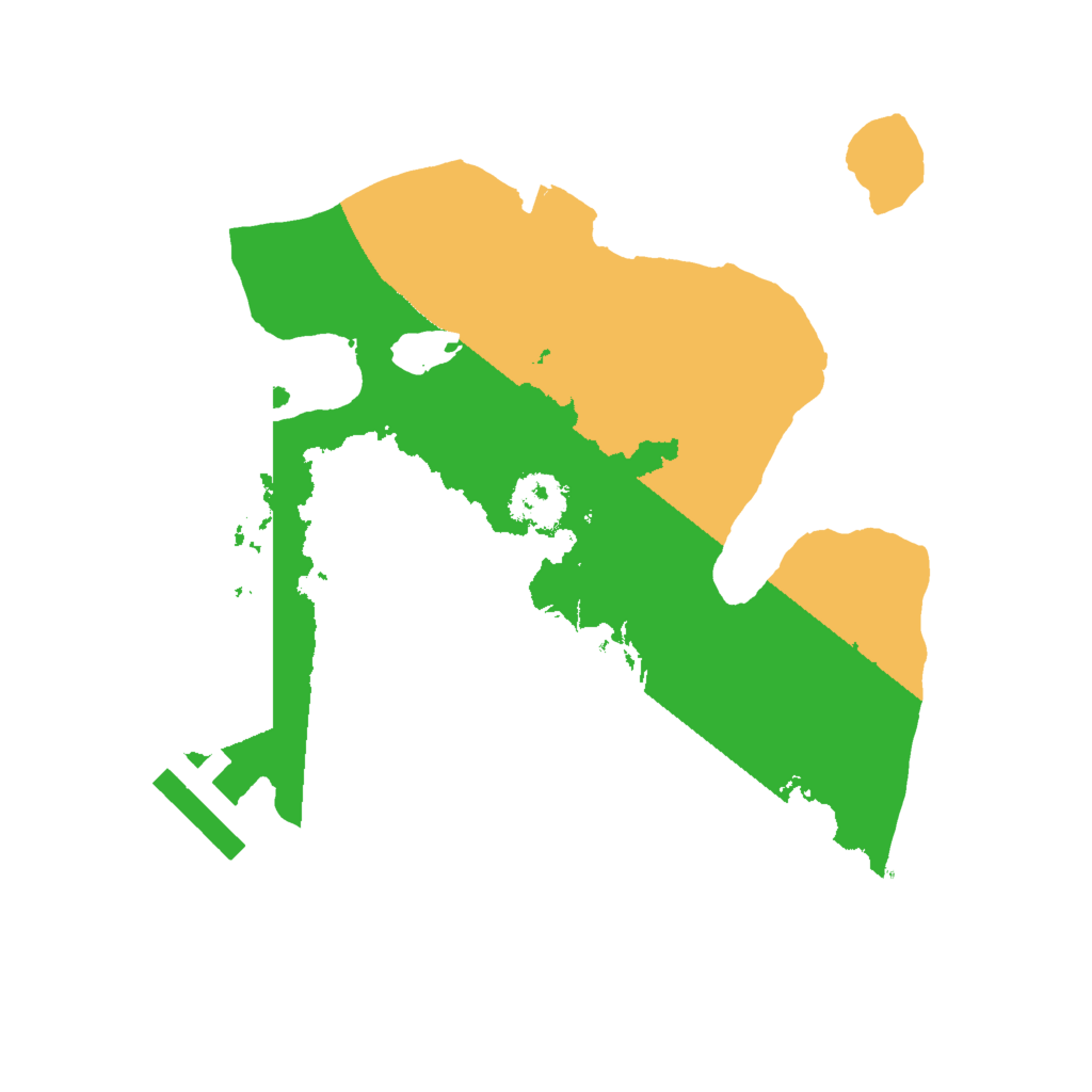 Biome Rust Map: Procedural Map, Size: 2000, Seed: 73
