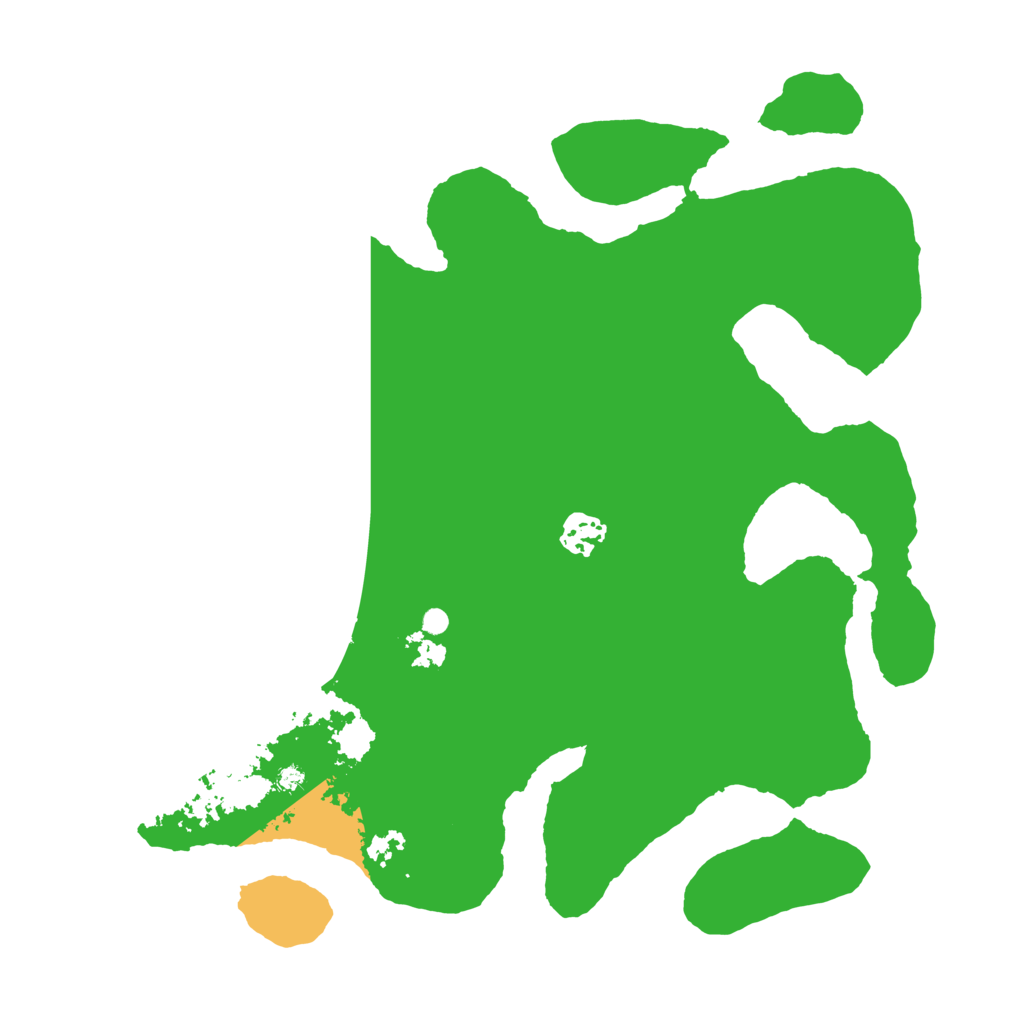 Biome Rust Map: Barren, Size: 3500, Seed: 1248076214