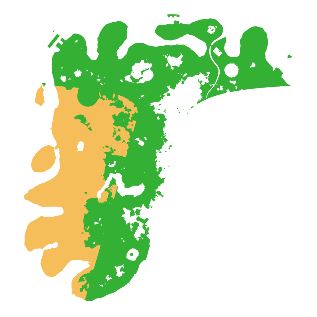 Biome Rust Map: Procedural Map, Size: 4000, Seed: 2121312