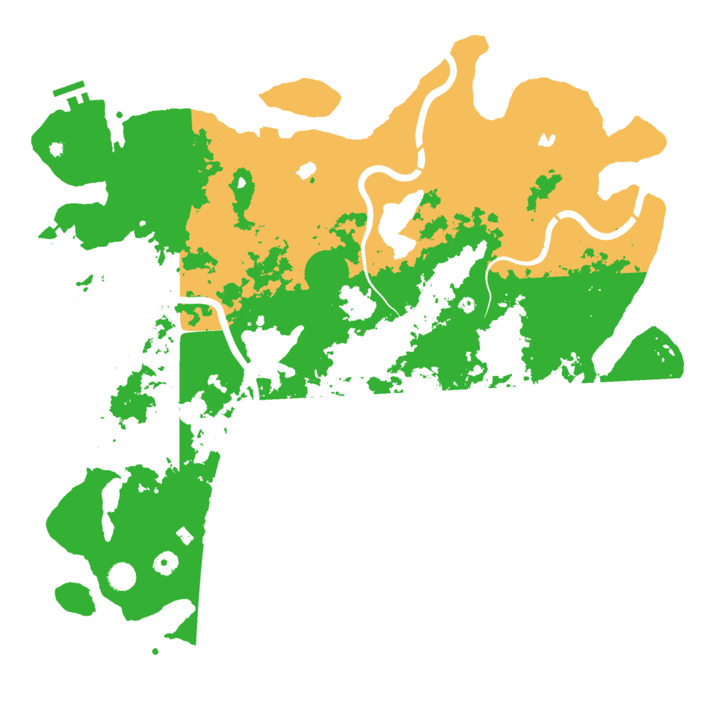 Biome Rust Map: Procedural Map, Size: 4500, Seed: 15350