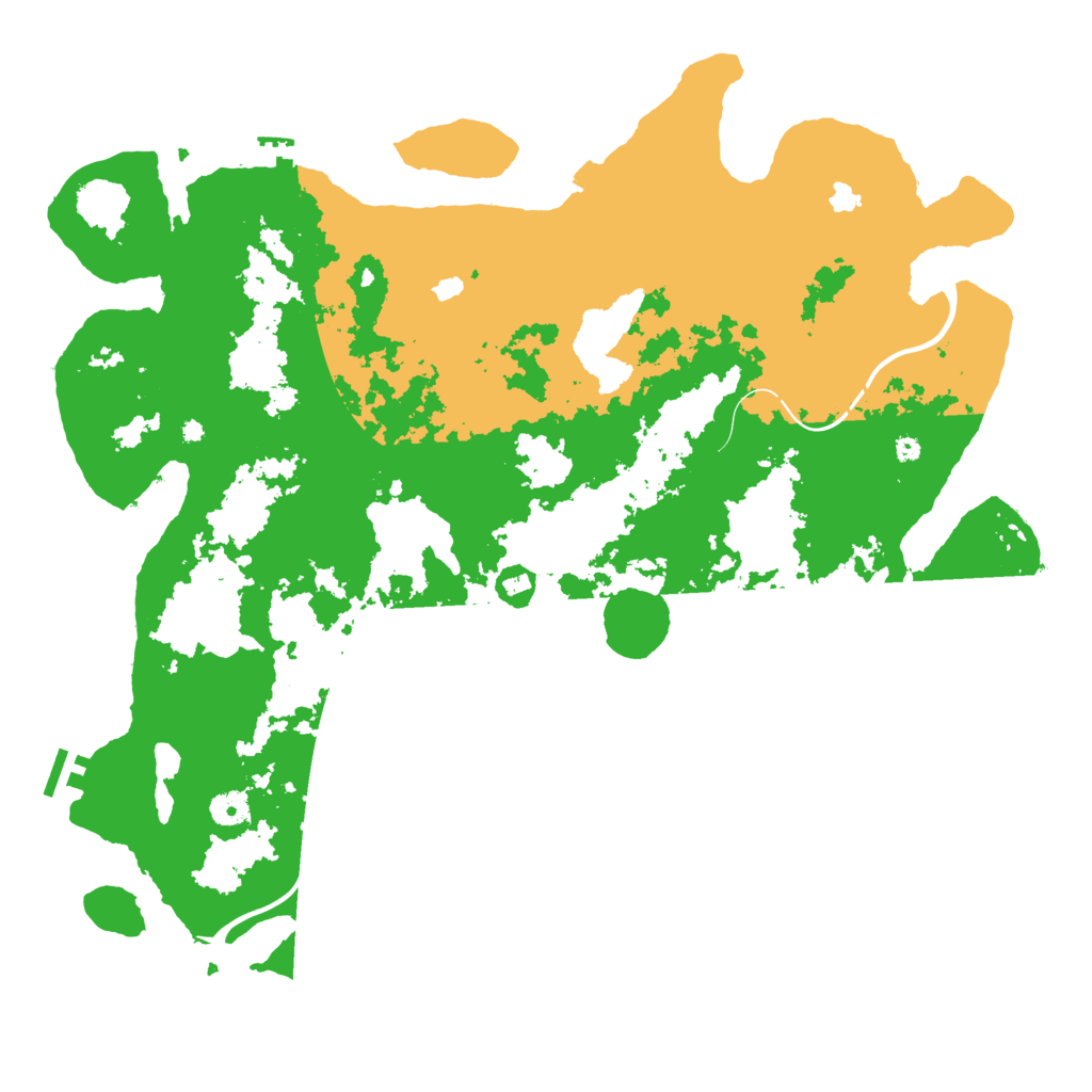 Biome Rust Map: Procedural Map, Size: 4500, Seed: 15350