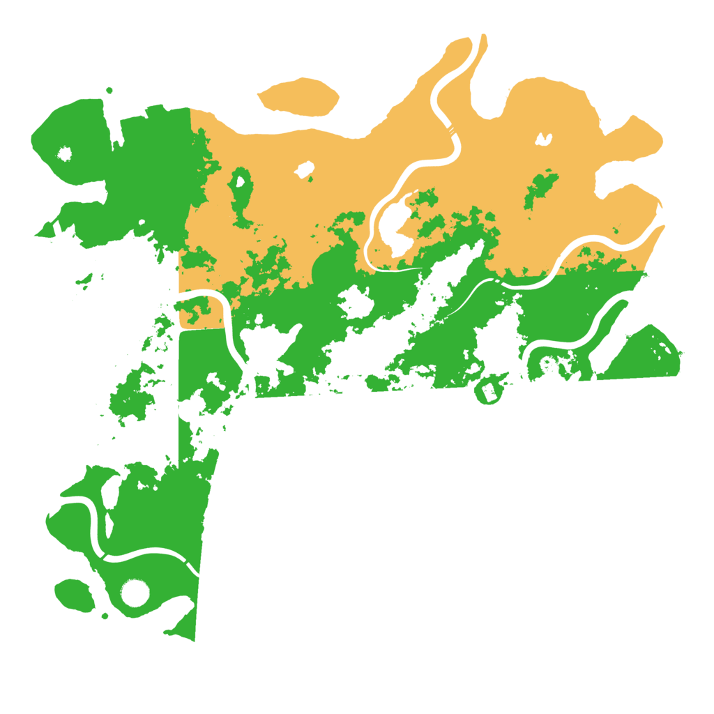 Biome Rust Map: Procedural Map, Size: 4500, Seed: 15350