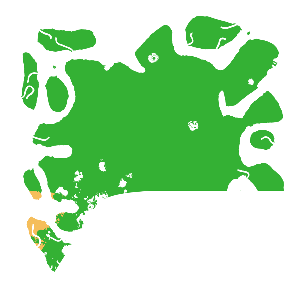 Biome Rust Map: Procedural Map, Size: 4500, Seed: 15349