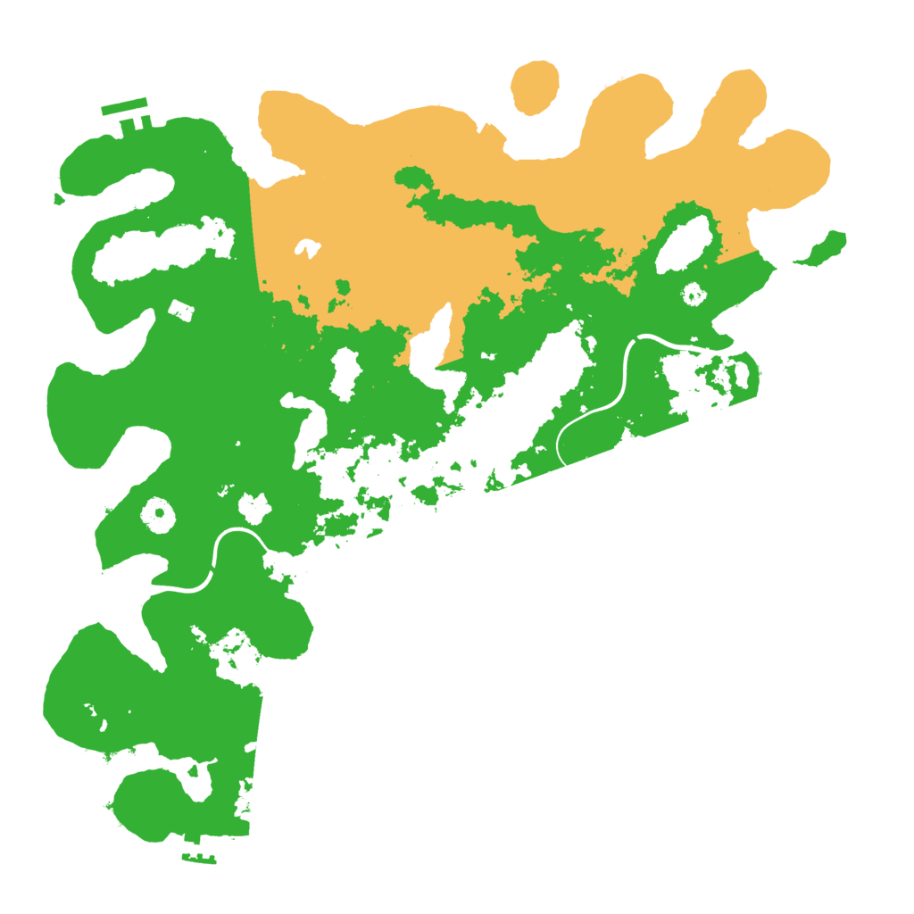Biome Rust Map: Procedural Map, Size: 4000, Seed: 201390