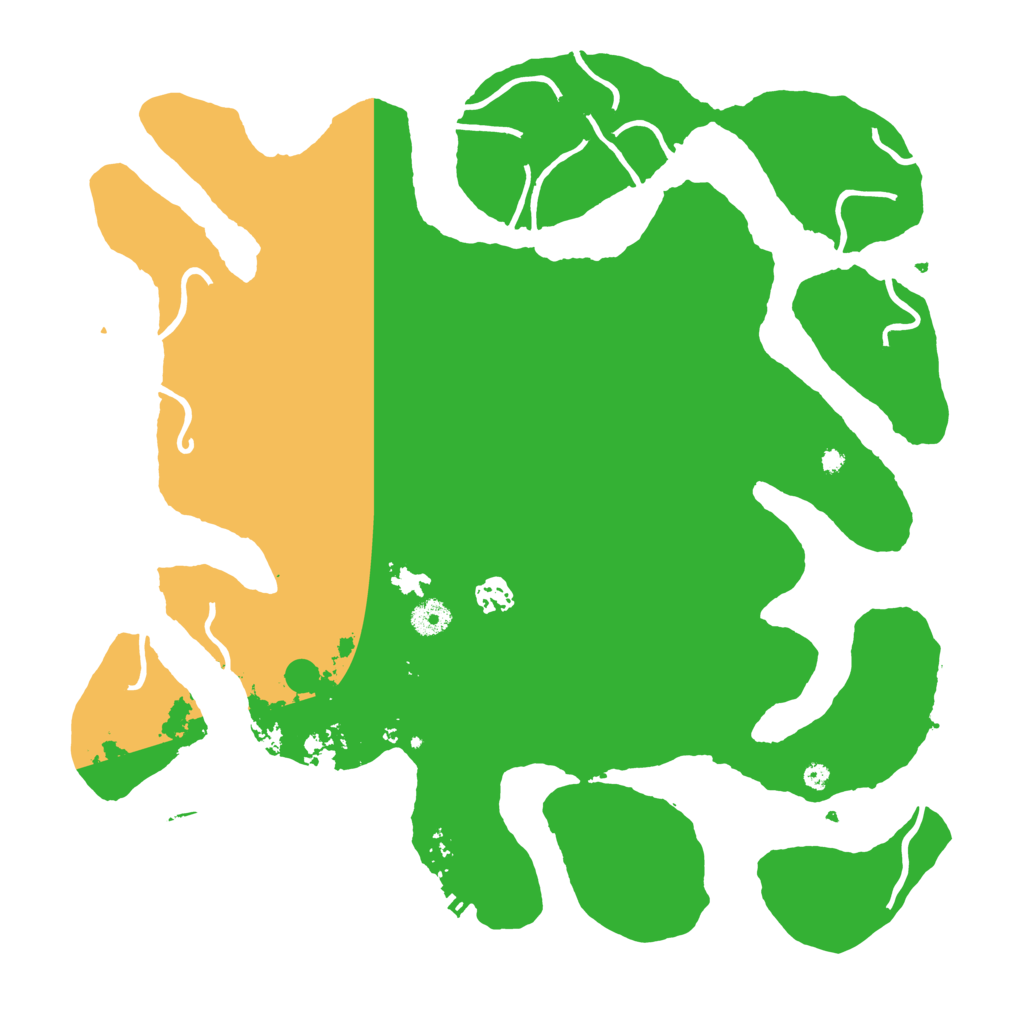 Biome Rust Map: Procedural Map, Size: 4100, Seed: 16481