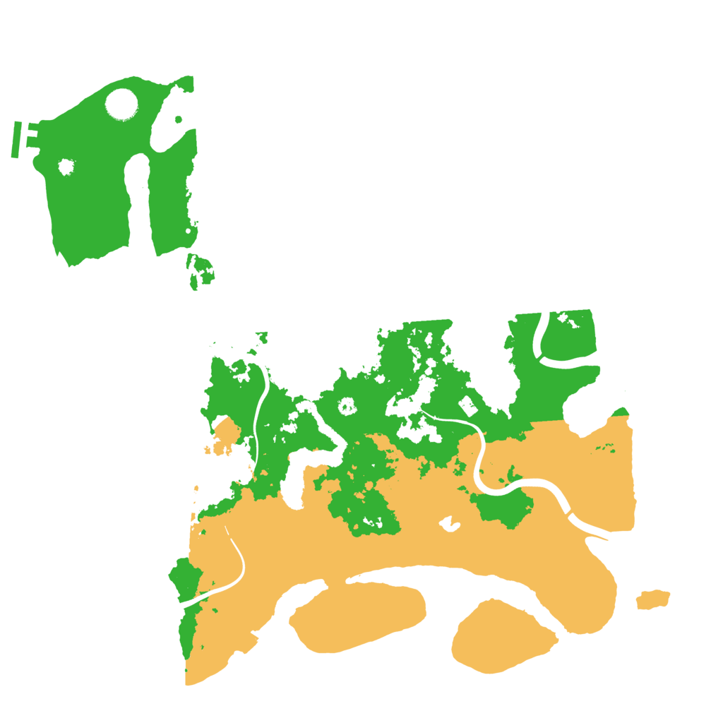 Biome Rust Map: Procedural Map, Size: 4000, Seed: 530313