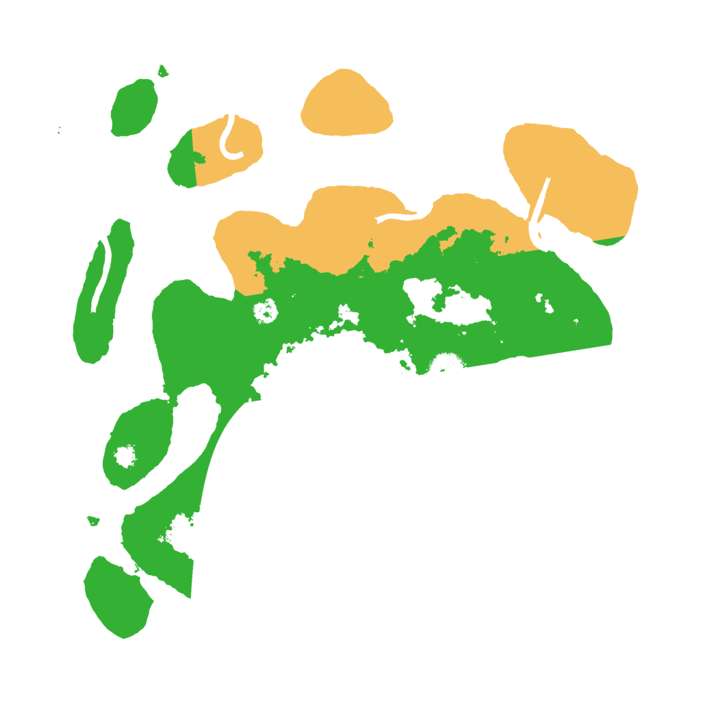 Biome Rust Map: Procedural Map, Size: 3000, Seed: 344543535