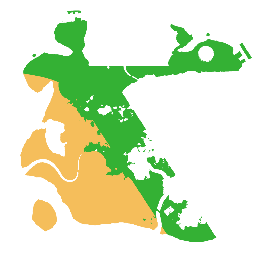 Biome Rust Map: Procedural Map, Size: 3000, Seed: 852859