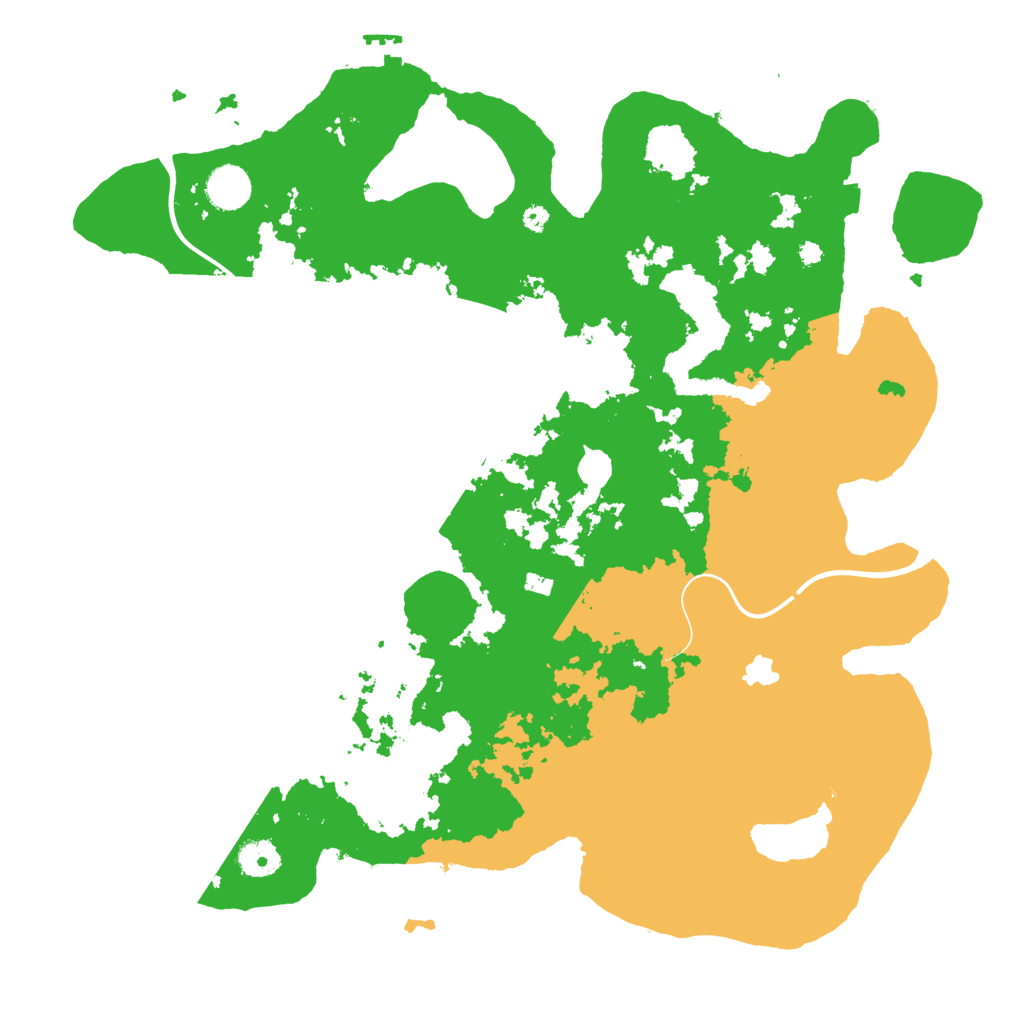 Biome Rust Map: Procedural Map, Size: 4000, Seed: 264298