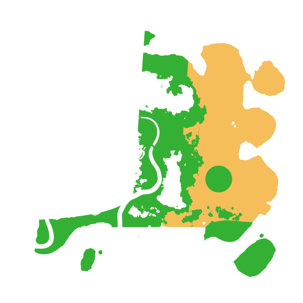 Biome Rust Map: Procedural Map, Size: 3000, Seed: 209481