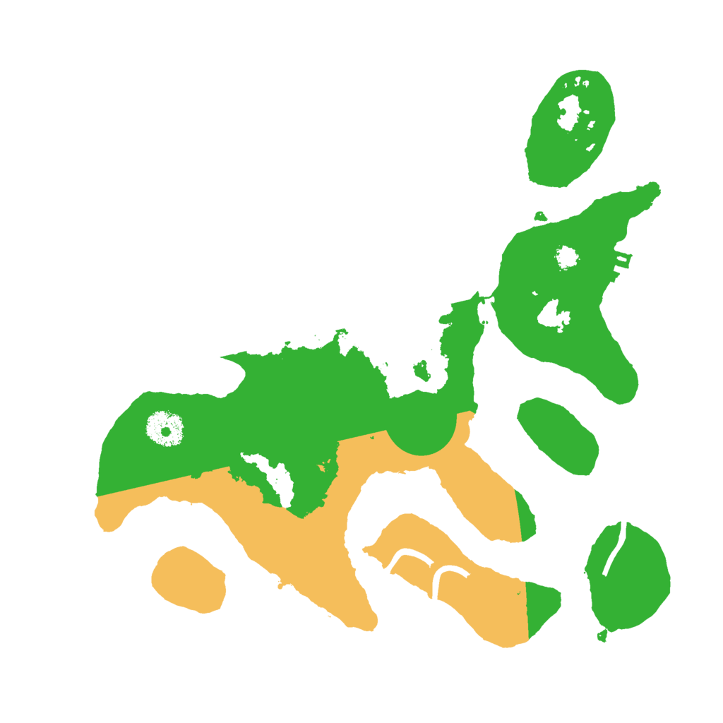 Biome Rust Map: Procedural Map, Size: 3000, Seed: 851201