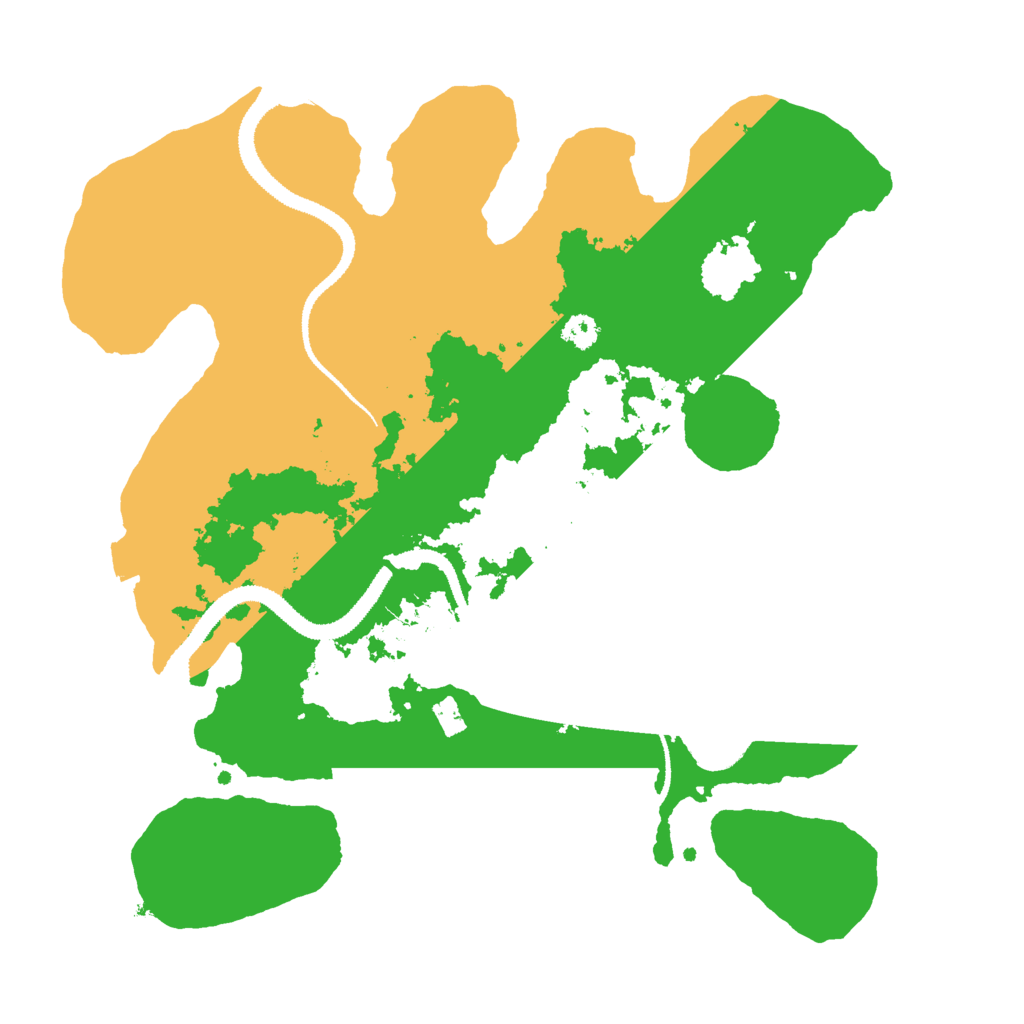 Biome Rust Map: Procedural Map, Size: 3000, Seed: 417091