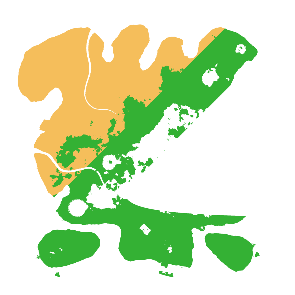Biome Rust Map: Procedural Map, Size: 3000, Seed: 417091