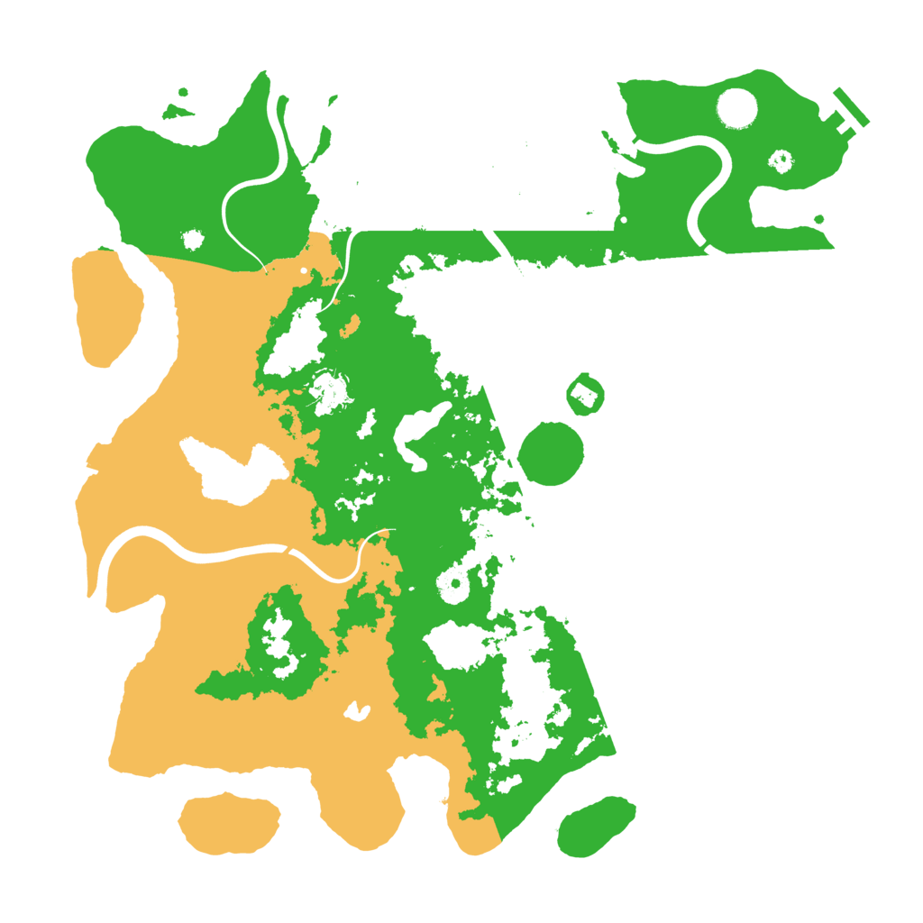 Biome Rust Map: Procedural Map, Size: 4000, Seed: 647656