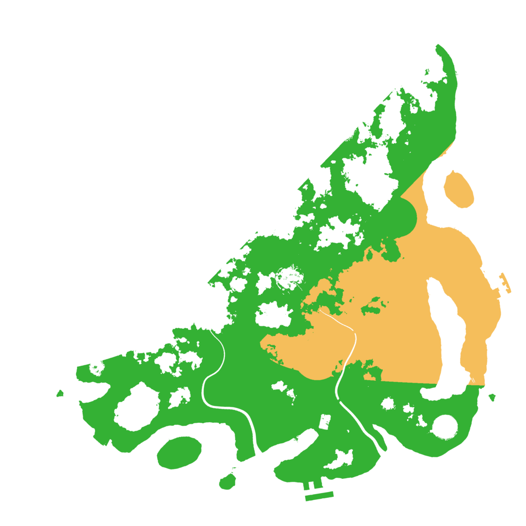 Biome Rust Map: Procedural Map, Size: 3750, Seed: 407958481
