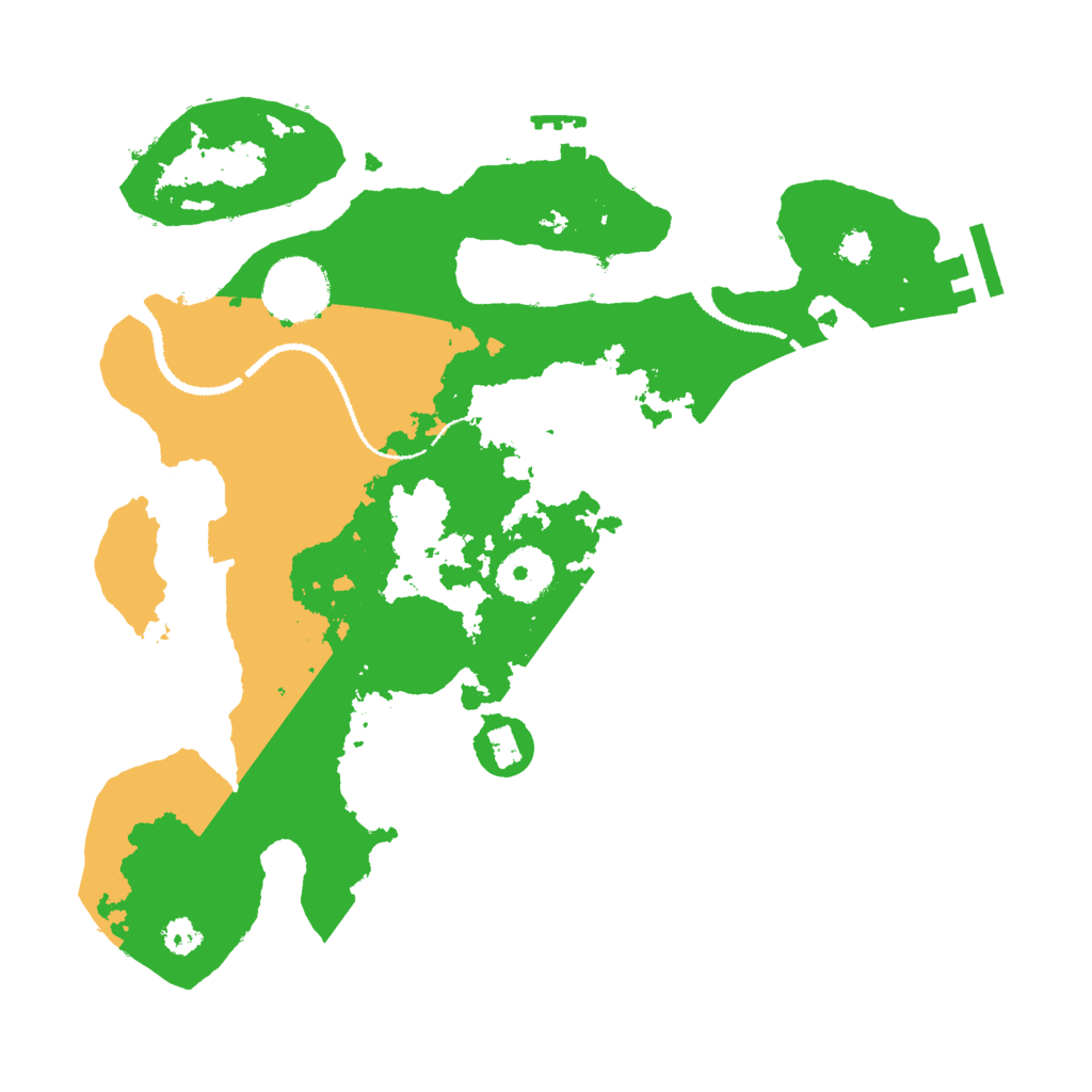 Biome Rust Map: Procedural Map, Size: 3000, Seed: 63167280