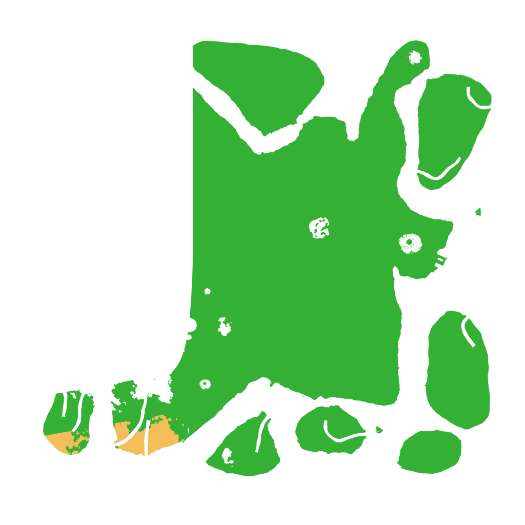 Biome Rust Map: Procedural Map, Size: 3700, Seed: 638362