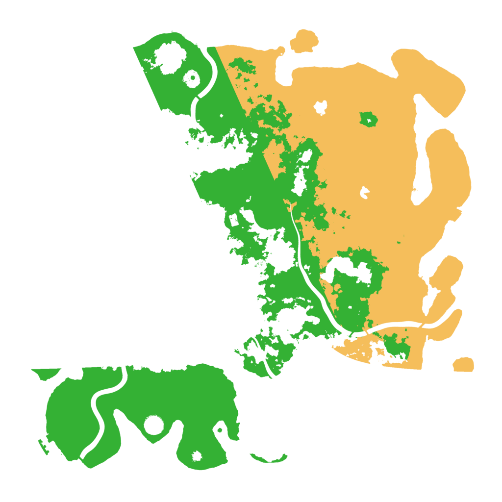 Biome Rust Map: Procedural Map, Size: 4500, Seed: 1775812535
