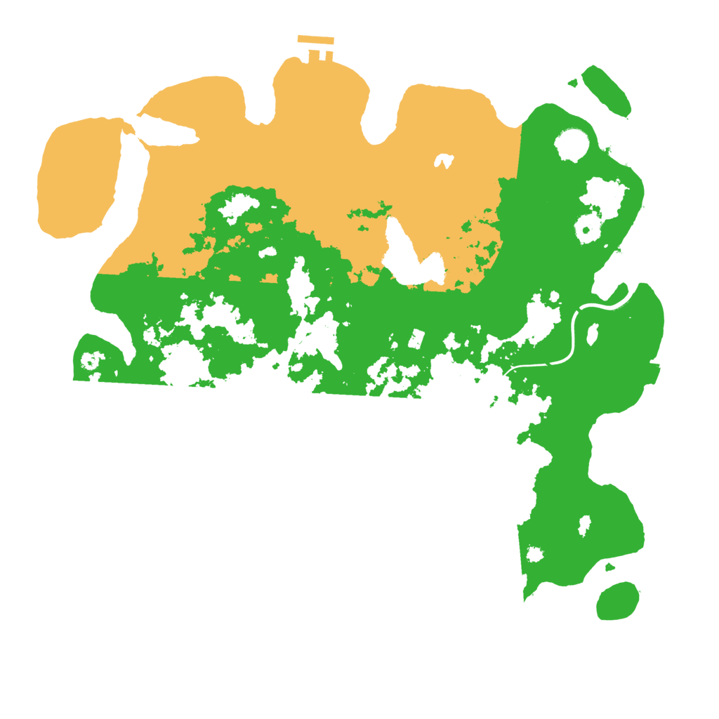 Biome Rust Map: Procedural Map, Size: 4000, Seed: 5463443