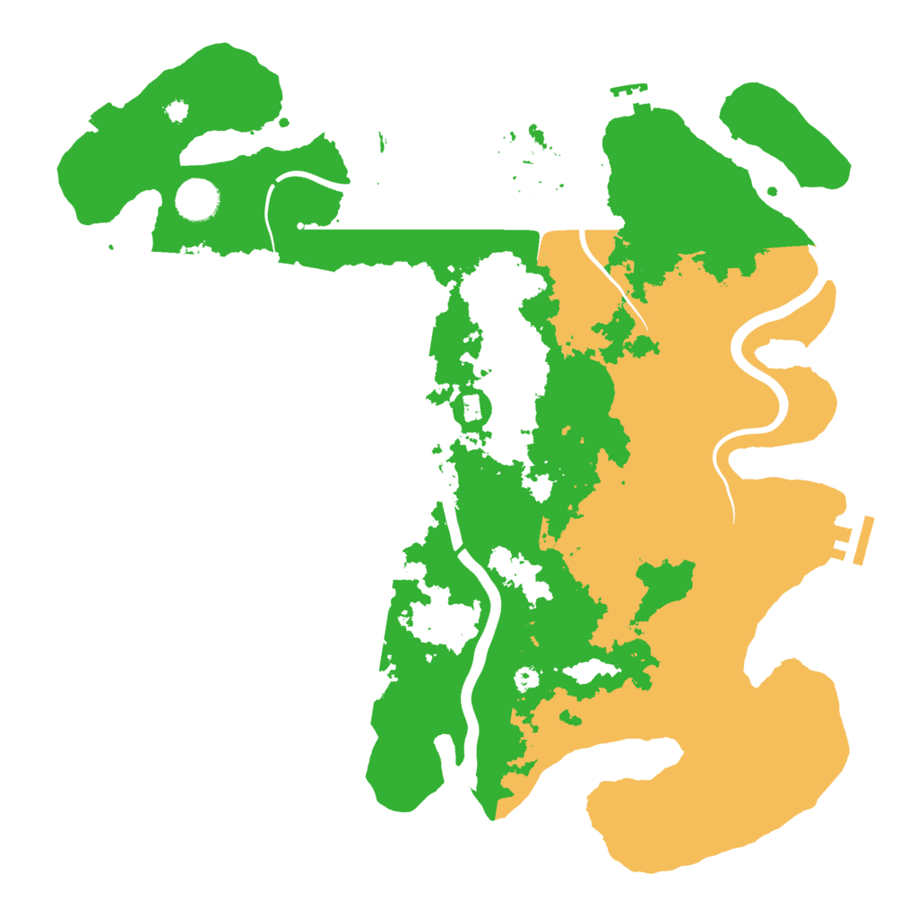 Biome Rust Map: Procedural Map, Size: 3750, Seed: 654222
