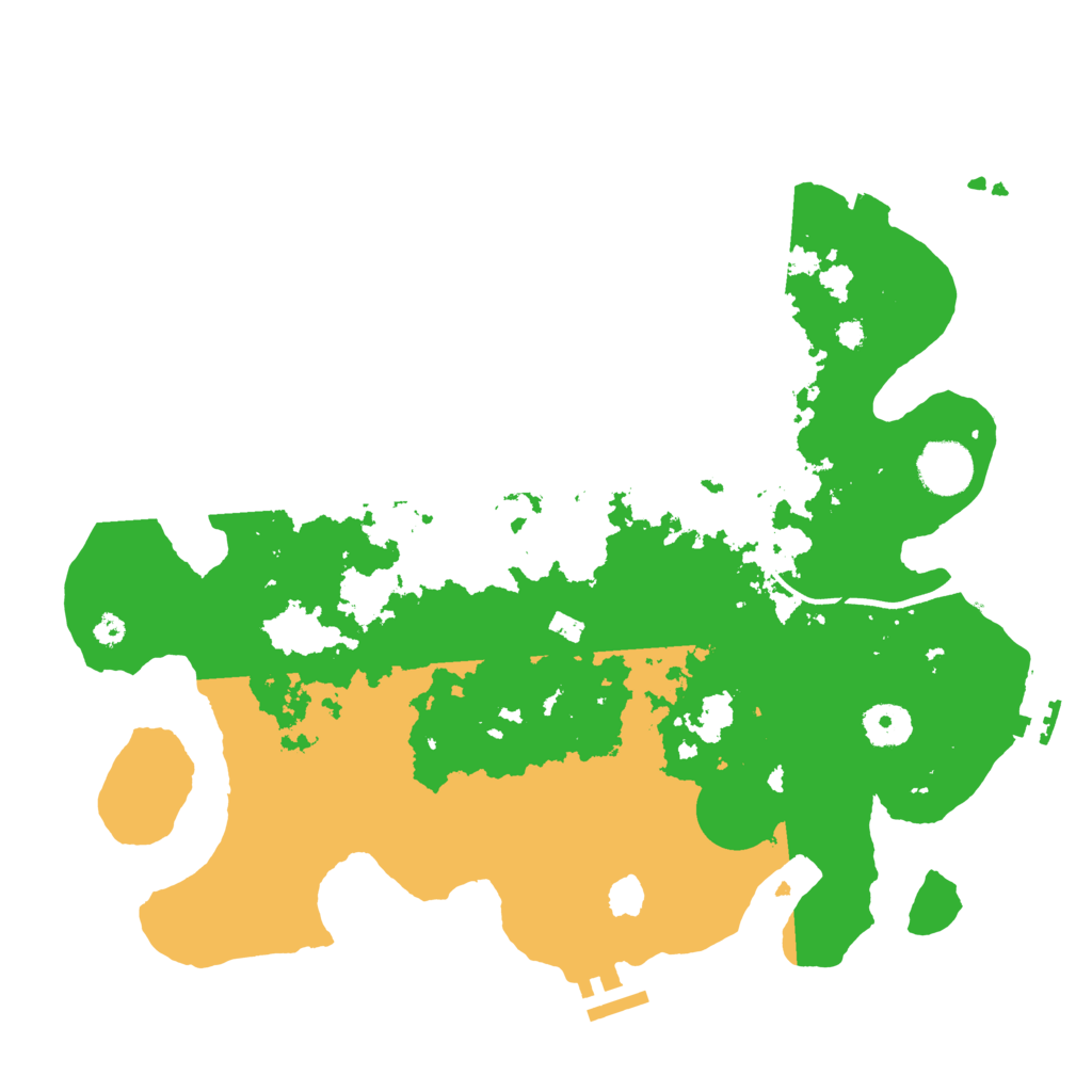 Biome Rust Map: Procedural Map, Size: 3550, Seed: 166747