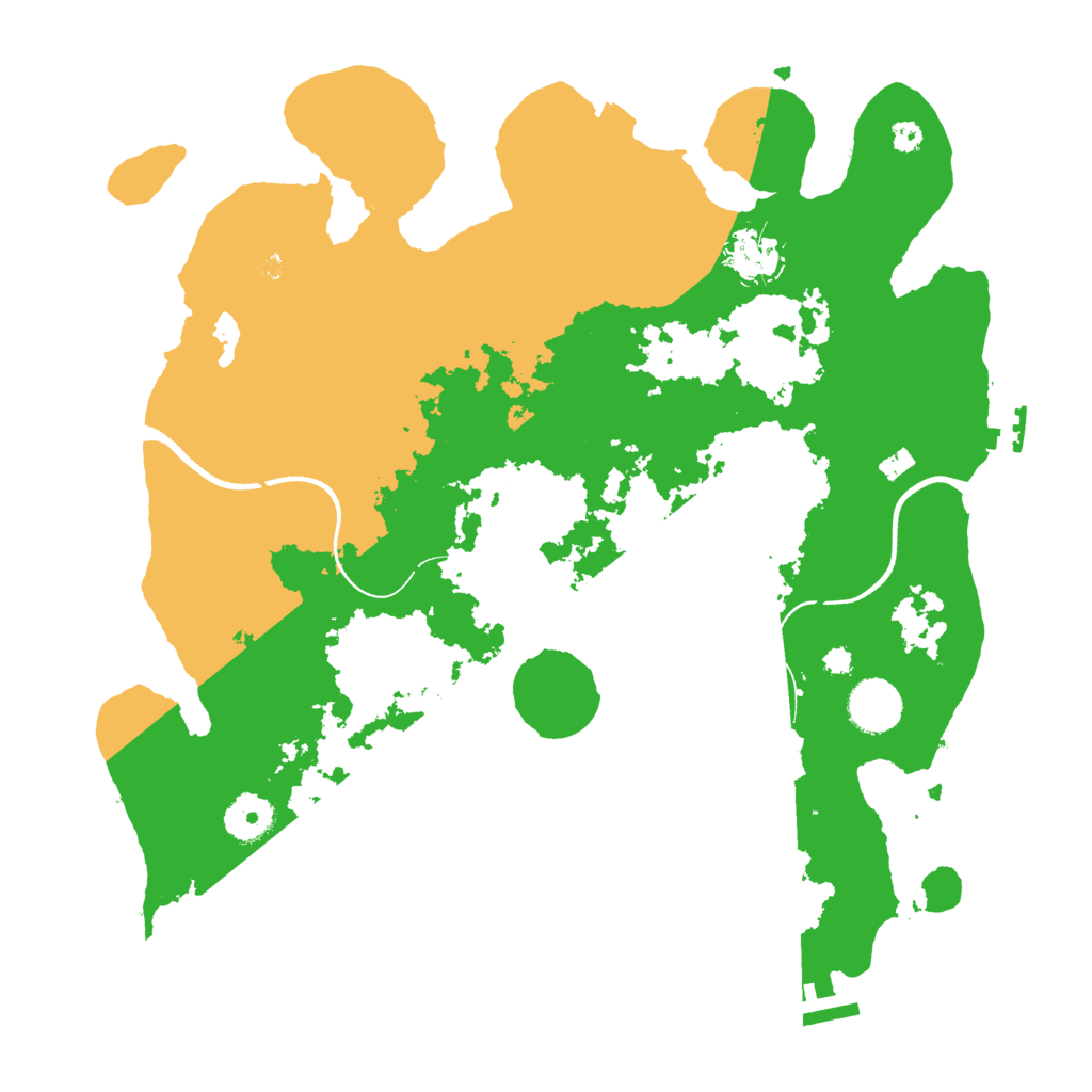 Biome Rust Map: Procedural Map, Size: 3550, Seed: 170353