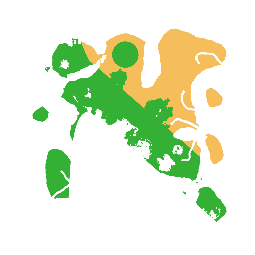 Biome Rust Map: Procedural Map, Size: 2550, Seed: 33716394