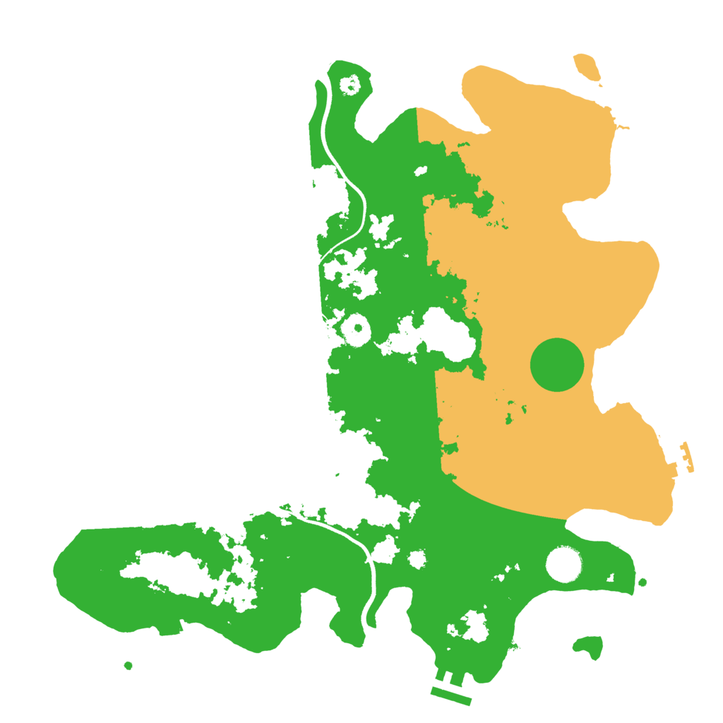 Biome Rust Map: Procedural Map, Size: 3550, Seed: 147311