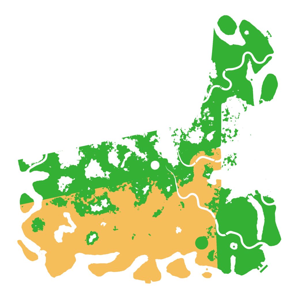 Biome Rust Map: Procedural Map, Size: 6000, Seed: 98902300