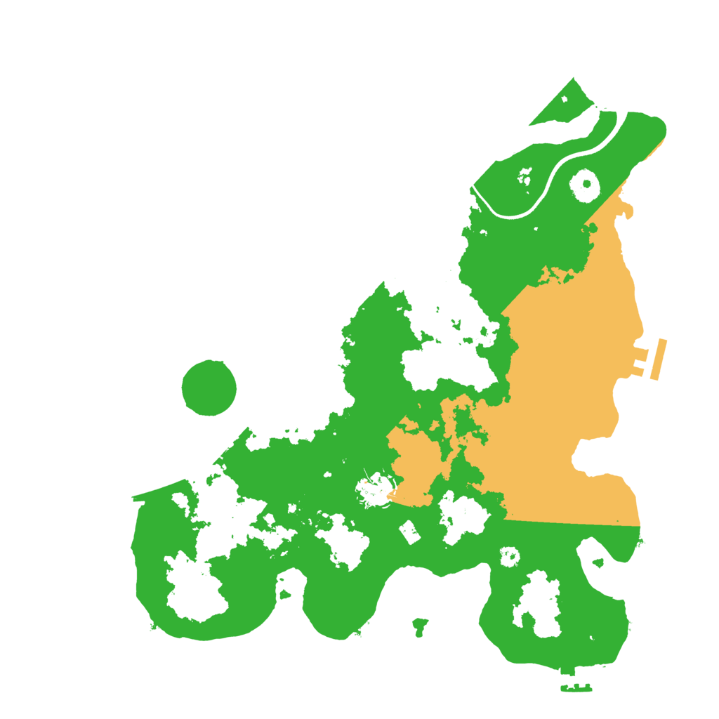 Biome Rust Map: Procedural Map, Size: 3500, Seed: 1603773214
